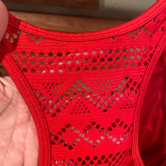 Red Zyia bomber bra - Picture 3 of 5
